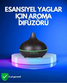 Resim shopwave 550 ml Kapasiteli Ultrasonik Difüzör – Yağsız Nemlendirici Kullanımıyla Uyumlu 