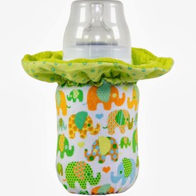 Resim WarmZe Taşınabilir Biberon Isıtıcısı Büyük Boy Yeşil Fil STD - STD / STD 