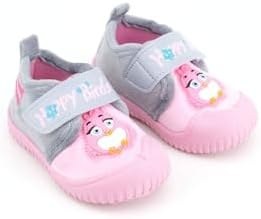 Resim Gezer Kışlık Cırtlı Ayarlanabilir Rahat Taban Happy Birds Bebe Kız Panduf Ayakkabı GA2KBM.03364.00 