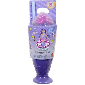 Resim Barbie Pop Reveal Atıştırmalık Serisi - Mor Bebek JFY60 
