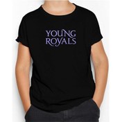Resim Young Royals Siyah Çocuk Tişört Siyah 