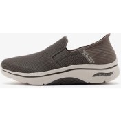 Resim Skechers Skechers Slip-Ins: Go Walk Af 2.0 - Hands Free 2 Erkek Bej Yürüyüş Ayakkabısı 216600 Tpe | Orijinal 