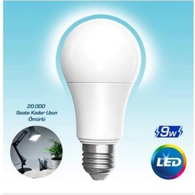 Resim Voltek 9w Led Ampul E-27 Duylu Beyaz 