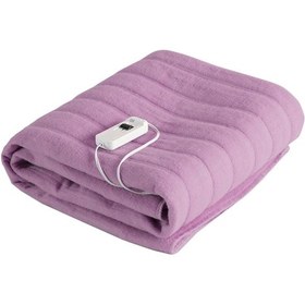 Resim Zeynep Tekstil Termal Çift Kişilik Elektrikli Battaniye Elekrikli Yatak Isıtıcı Lila Lila 