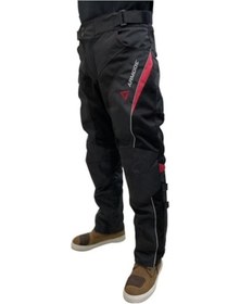 Resim Armode Pantolon Lıne Fileli 4 Mevsim Motosiklet Pantolonu Kırmızı 