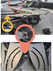 Resim Yerlikit 250T E ZONTES RKS ÇANTA DEMİRİ YÜKSELTİLMİŞ 5 NOKTADAN SABİTLEMELİ VİDALARIYLA BİRLİKTE 