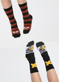 Resim Casabony Fox&dino 2'li Paket Erkek Çocuk Çorap-desenli Çok Renkli 