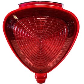 Resim Hayat Trafik Üçgen Solar Flaşör Kırmızı 