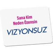 Resim Panorama Ajans Komik Sözlü Vizyonsuz Tasarım Mouse Pad 