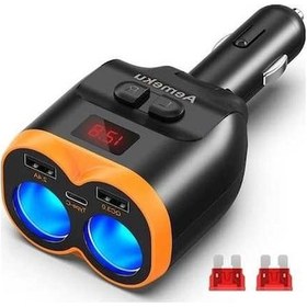 Resim Trendooze Sunshine022 Aemeku Pd30w Turuncu Type-c Qc3.0 Çift Usb Araç Şarj Adaptörü Otomobil Sigara Cihazı 