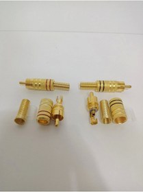 Resim Genel Markalar Rca Konnektör - Erkek Rca Jak - Rca Fiş Erkek - 10 Adet Siyah 10 Adet Kırmızı 