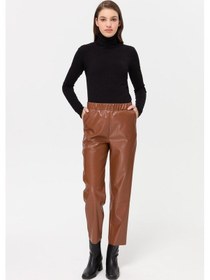 Resim Deri Pantolon Taba-taba Taba 