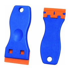 Resim Techmore Çok Amaçlı Plastik Kazıyıcı ve 10'lu Yedek Bıçak Seti (Metal Içermez) 