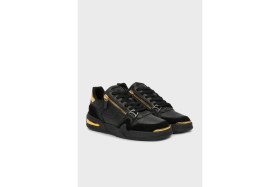 Resim Giuseppe Zanotti Deri Fermuarlı Detaylı Sneaker Ayakkabı Erkek Ayakkabı RU50015 