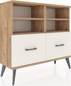 Resim Arges Şifonyer 4 Raflı 2 Çekmeceli 88x30x80 Çam-çam/aytaşı Çam/aytaşı 