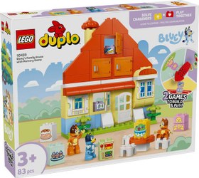 Resim Lego Duplo Bluey: Bluey Ailesinin Evi ve Hafıza Oyunu 10459 