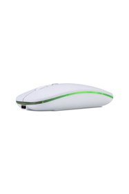Resim Classone RGB-102F RGB Işıklı, Efektli, Silent-Sessiz,RF Kablosuz, Bluetooth Mouse - Siyah 