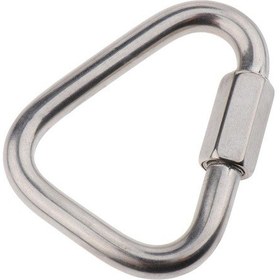 Resim Dolıty Açık Üçgen Paslanmaz Çelik Karabina Kamp Anahtarlık 