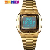 Resim Hanyang Altın Iş Izle Erkekler Dijital Saat Çalar Saat Geri Sayım Izle Arka Işık Elektronik Saat Moda Açık Relogio Masculino (Yurt Dışından) 