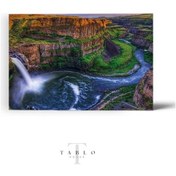 Resim Akarsu Ve Vadi Ahşap Tablo 4mm 