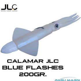 Resim Jigging A La Carta Calamar Jlc 200 Gr. Blue Flashes Silikon Yem 