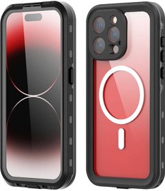 Resim iPhone Uyumlu 15 Pro Kılıf 1-1 Su Geçirmez Kılıf Caselab 