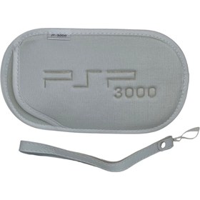 Resim YUES PSP 2000/3000 Uyumlu Soft Taşıma Çantası & Kılıf (Beyaz) – Bileklikli, Hafif ve Koruyucu 