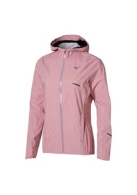 Resim Mizuno Waterproof 20k Hooded Jacket Kadın Yağmurluk Pembe Çok Renkli 