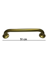 Resim Pasus Paslanmaz Bronz Engelli Tutunma Barı Tutamağı 51cm WC Banyo 
