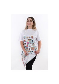 Resim Jarse Frilly İkili Paket Sıvı Geçirmez Su Geçirmez Mutfak Önlüğü Çilekli Pasta 