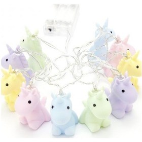 Resim Dhink Unicorns String Gece Lambası Dhınk322-03 Çok Renkli 