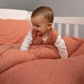Resim Çift Taraflı Yelek Bebek Cosmos Pembe Organik Pamuk - 6-12 Ay 