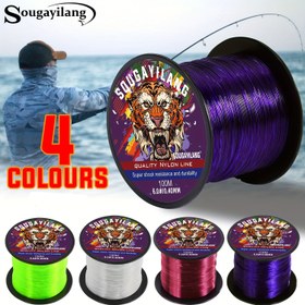 Resim Sougayilang 100m/109yds Dayanıklı Naylon Balıkçılık İpi, Güçlü Çekiş Aşınmaya Dayanıklı Balıkçılık İpi, Balıkçılık Aksesuarları 