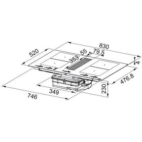 Resim Franke Fmy 8391 R HI Davlumbaz Entegreli Ocak 