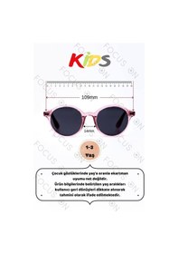 Resim Focus On KS006-C14-P-FÜME Pembe Polarize Çocuk Güneş Gözlüğü 