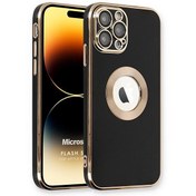 Resim Apple Iphone 14 Pro Max Kılıf Flash Stamp Siyah Microsonic
