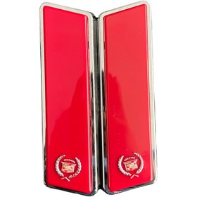 Resim KAPOTO Araç Etiketçilere Cadillac Gazetelik Amber Kırmızı Direk Lamba 