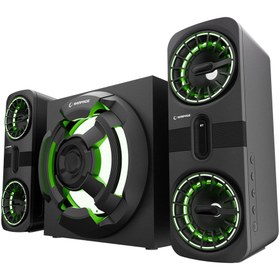 Resim Rampage RMS-311 Shard 2 1 80W Rgb Işıklı Speaker Siyah 
