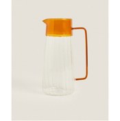 Resim BulutRetail Turuncu Detaylı Cam Sürahi 1600 ml 