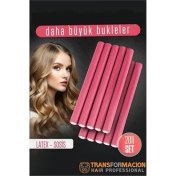 Resim Sosis Latex Bigudi - Isısız Saç Bigudisi 17 mm 20 Adet 