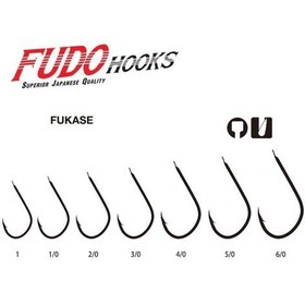 Resim Fudo 4107 No:1 Fukase Teflon Olta İğnesi 10 Adet 