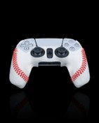 Resim Playstation 5 Dualsense Oyun Kolu Beyzbol Temalı Kılıf-34 
