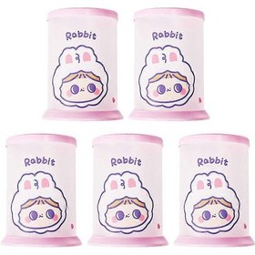 Resim Ganzhoushop Yazı Aletleri Düzenleyici Çok İşlevli Kalem Düzenleyici Kırtasiye Tutucu Yetişkinler Kalem Saklama Ev Kullanımı 11.4x8.9cm 5 Adet Pembe 