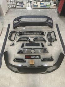 Resim HYM TUNİNG Vw Passat B8 Rline Bodykit Seti Ön Tampon Difüzör Marşpiyel 