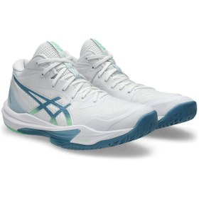 Resim Asics SKY ELITE FF MT 3 Erkek White/Digital Sakura Voleybol Ayakkabısı 1051A081-106 