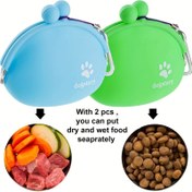 Resim 1 adet Pet Snack Bag, Taşınabilir Pet Eğitim Lezzet Torbası, Sırt Çantaları, El Çantaları ve Bel Kemerleri için Taşıma Döngüsü ile 