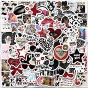 Resim 100 adet Y2K Downtown Girls Retro Vinil Estetik Stickerlar Scrapbooking, Günlük, Laptop, Tampon, Kaykay, Su Şişesi, Bilgisayar, Telefon için Çıkartmalar 