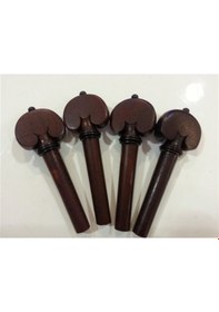 Resim Picaldi 1231-h Kalp Model Rosewood Keman Kulak Seti Estetik Kal 