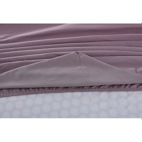 Resim Colourful Fitted Çarşaf Çift Kişilik - Lila 