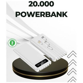 Resim 20.000mah Taşınabilir Powerbank Pd Teknolojili Çift Usb Çıkışlı 